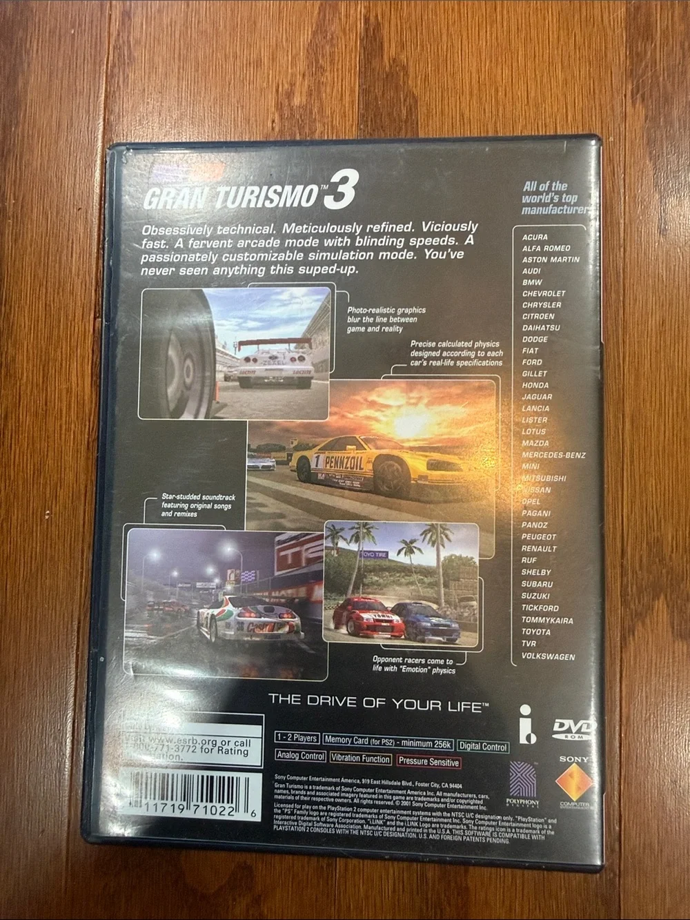Gran Turismo 3 A-Spec Greatest Hits PS2 PlayStation 2 Complete Racing Game